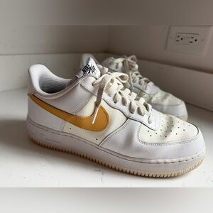 Nike AF1‎ sz 12 yellow/white